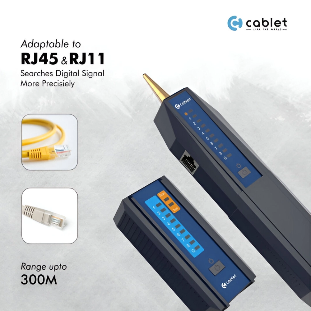Cablet TXJ006 Lan Cable Tester With Wire Tracker view 2